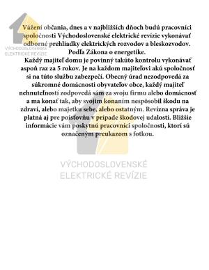 Východoslovenské el. revízie